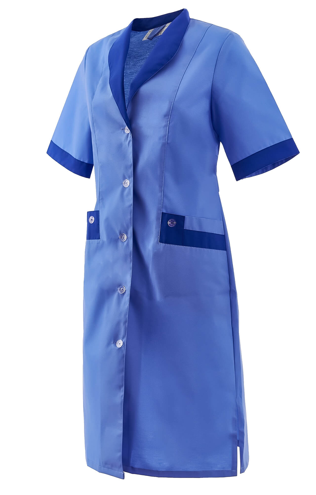 61744 Халат "Радуга" короткий рукав  Одежда для обслуживающего персонала  размер 44 Спецодежда  - Вид №1