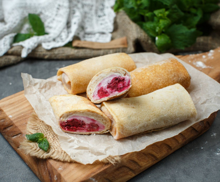 5765 Блины с творогом и вишней Вкусляндия  - Вид №1