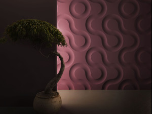 Трехмерное гипсовое покрытие