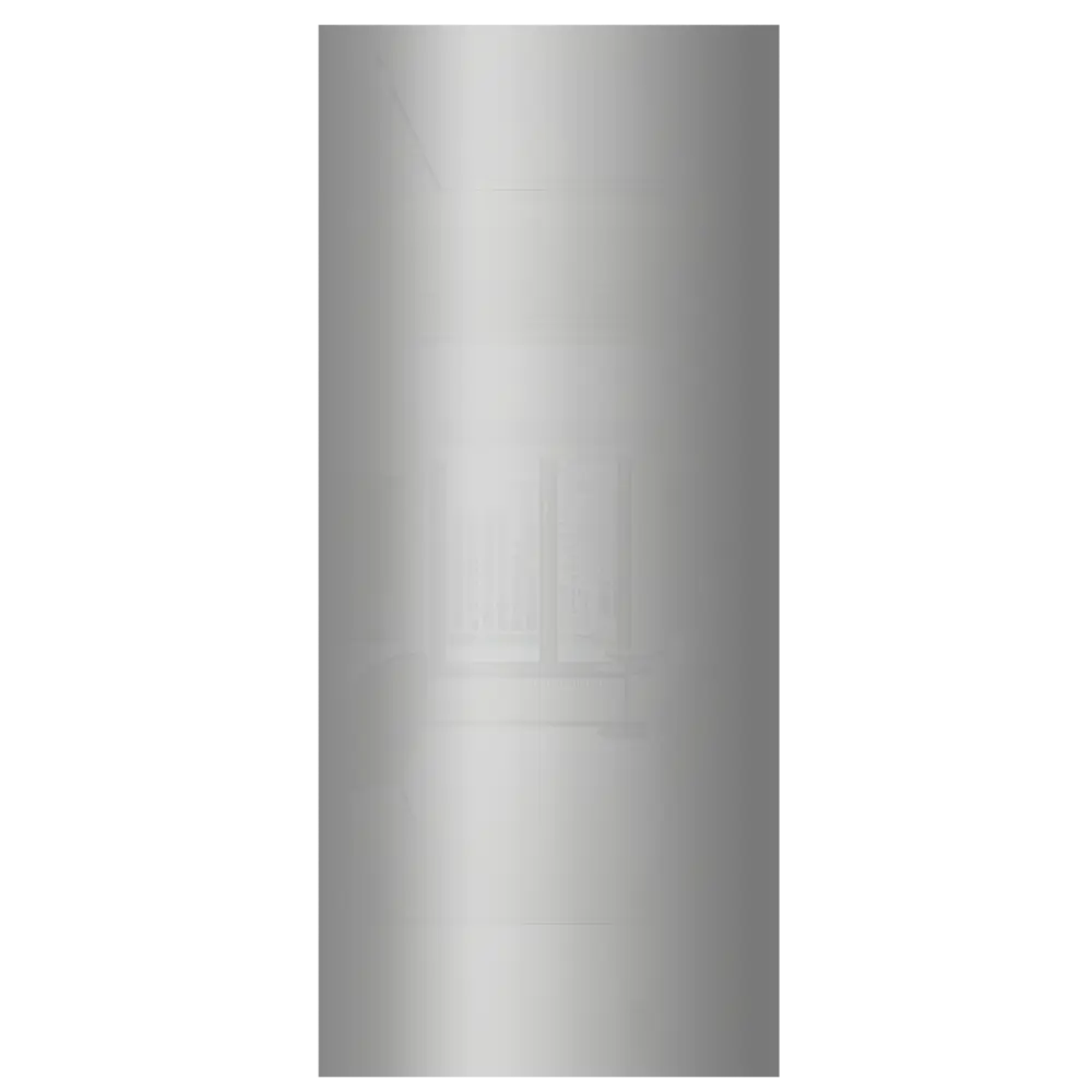 Фасад кухонного шкафа Аша 44.7x102.1 см KONSENSA ДСП цвет серебро Аша серебро STLM-2065785