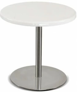 SOFTLINE Круглый журнальный столик из нержавеющей стали Hello