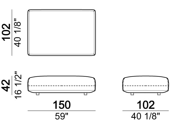 3-местный тканевый секционный диван Arketipo Starman ARCH-00099910 - Вид №17