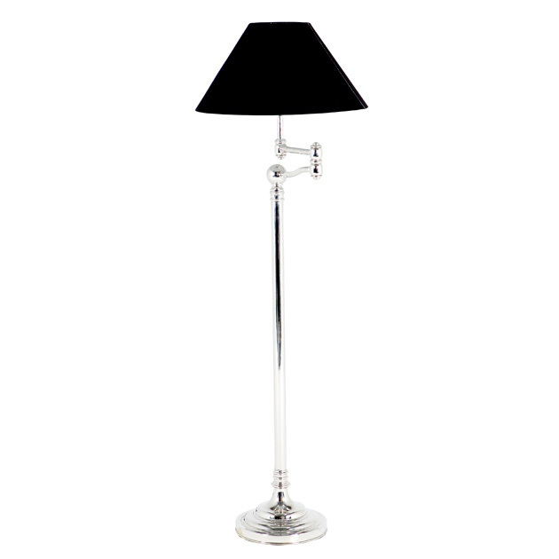 Напольная лампа Regis от Eichholtz Прозрачный 104416 EICHHOLTZ  060021 Хром;черный  - Вид №1