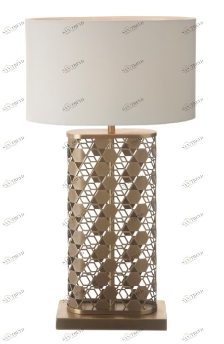 Настольная лампа Fairfield от RVAstley 50067 RVASTLEY ИНТЕРЬЕРНЫЕ 062135 Белый;золото 