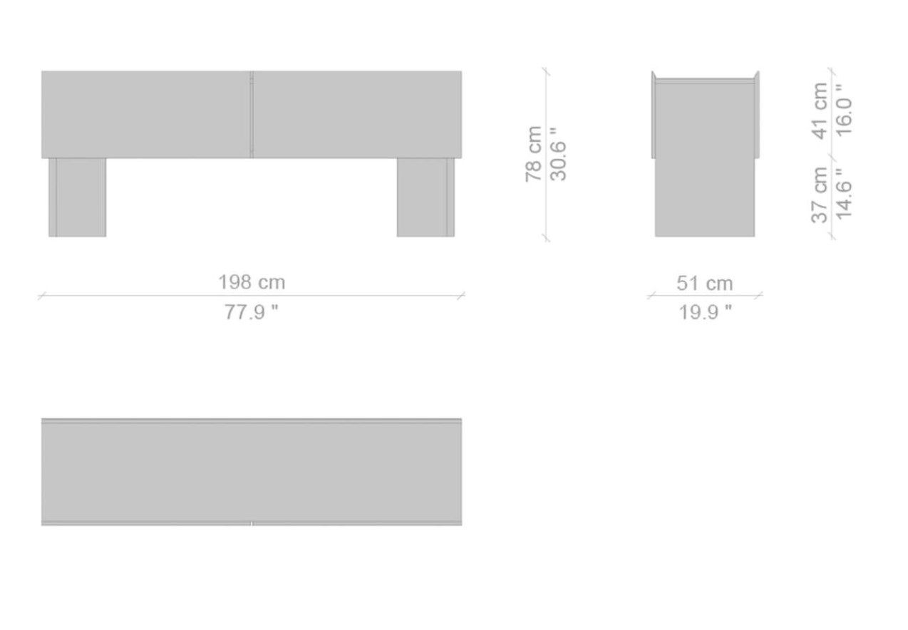 Шкаф с откидными створками CASSINA Hayama ARCH-00079182 - Вид №5