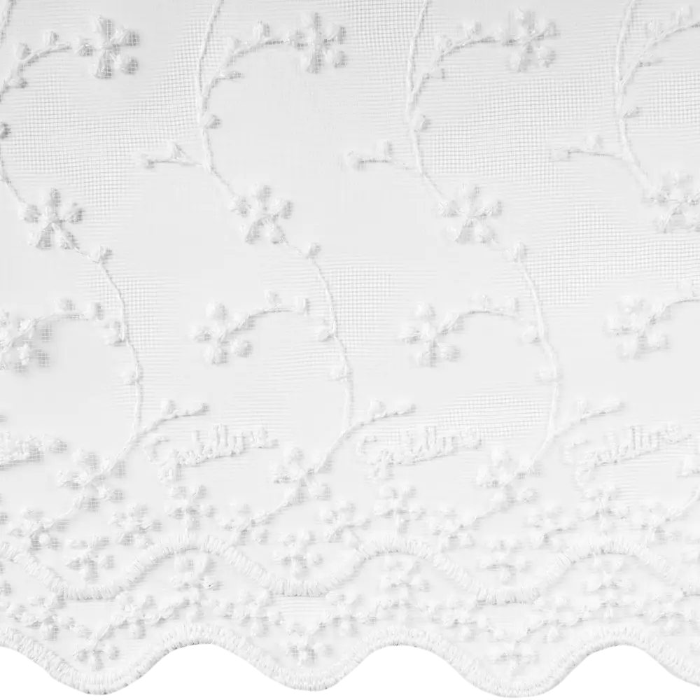 Тюль «Ветка» вышивка 285 см цвет белый TEX REPUBLIC STLM-2178934 - Вид №1