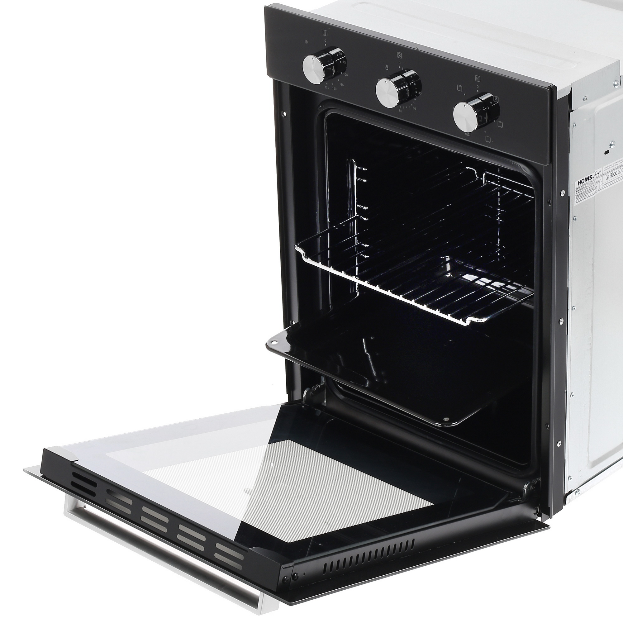 8160925 Электрический духовой шкаф HOMSair OEF451BK черный STDN-0102621 - Вид №5