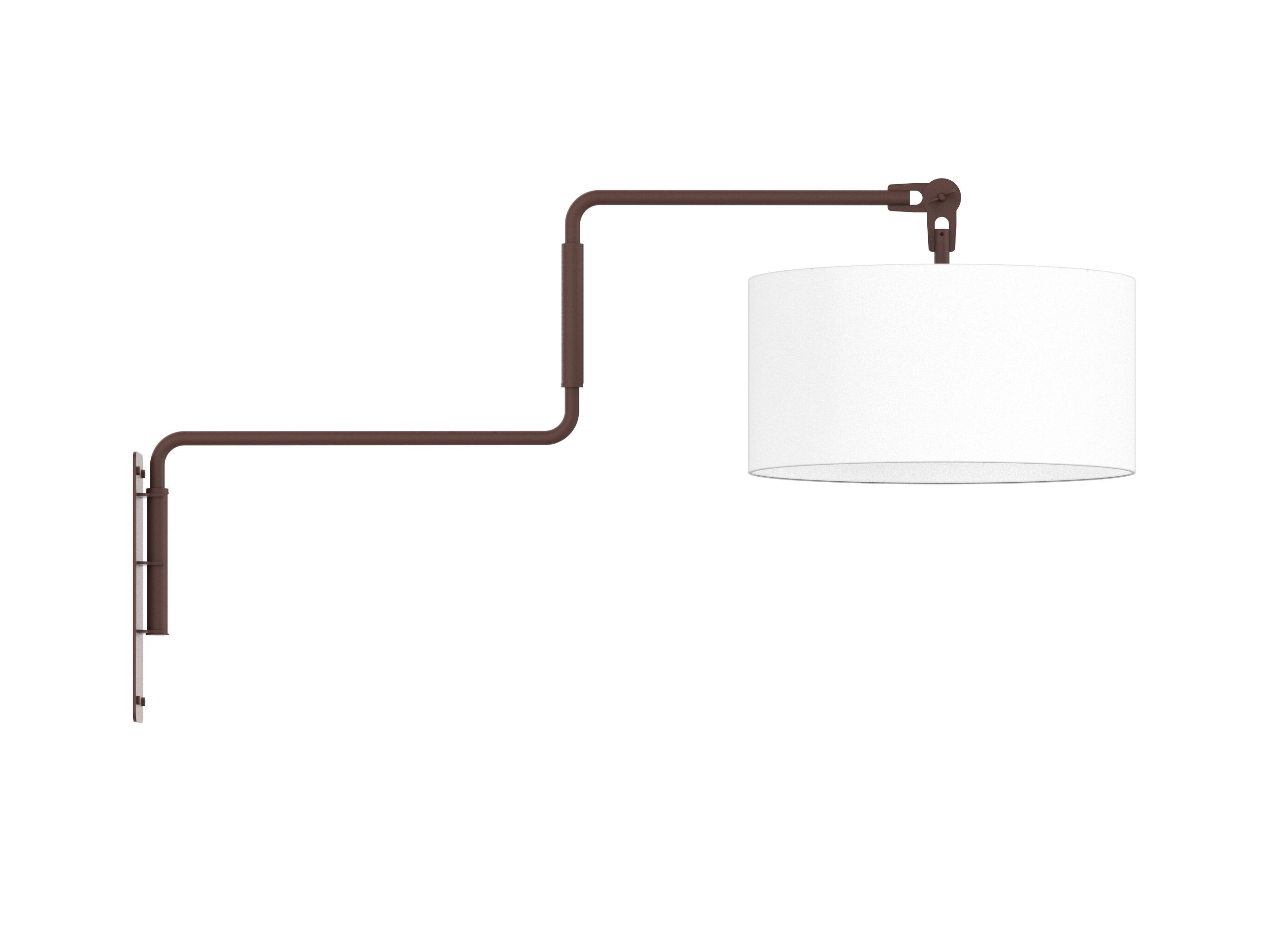 Настенный светильник из стали и ткани с гибкой рукояткой FUNCTIONALS SWIVEL ARCH-00039568 - Вид №37