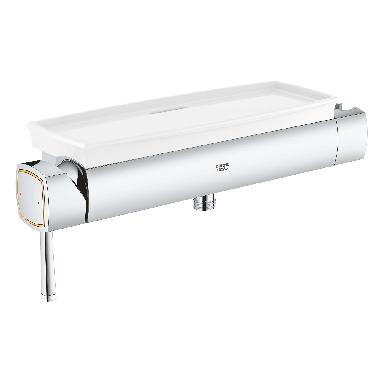 Смеситель для душа GROHE Grandera, хром/золото (23316IG0) - Вид №1