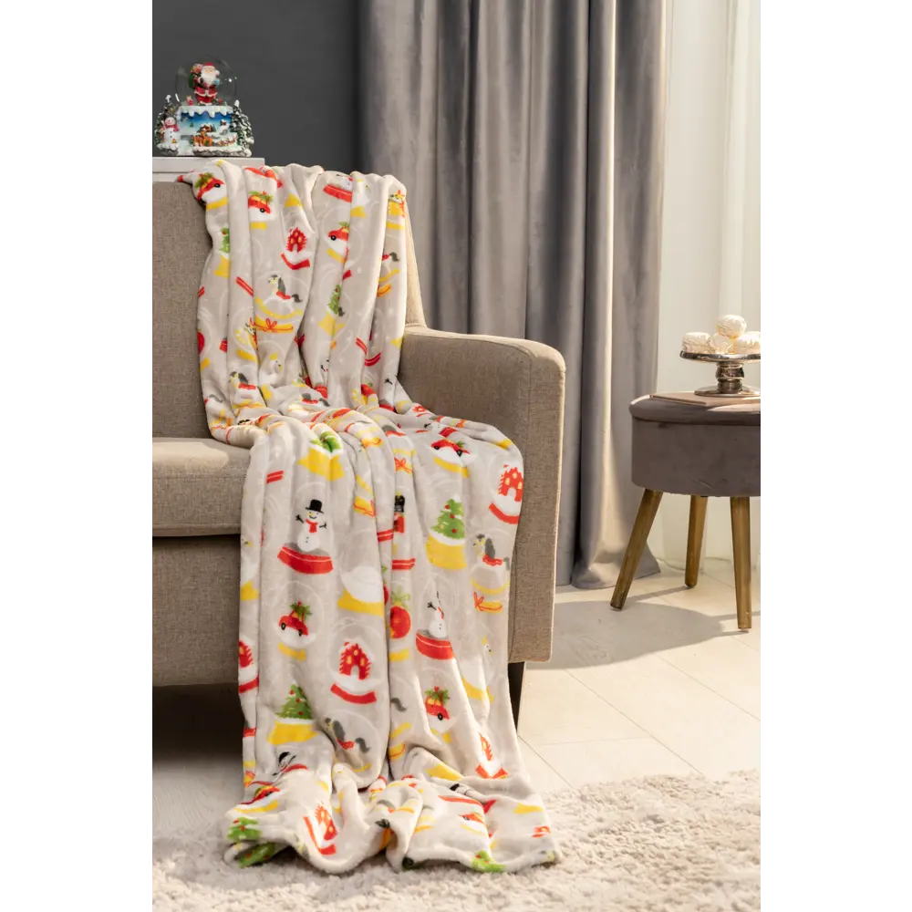 Плед Сувениры 150x200 см микрофибра разноцветный Ardenza Новогодняя STLM-2184412 - Вид №4