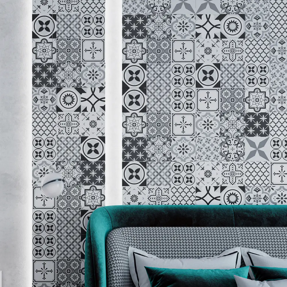 Глазурованный керамогранит Abgres Pachwork 60x60 см 1.44 м² матовый цвет серый Santreyd STLM-2008232