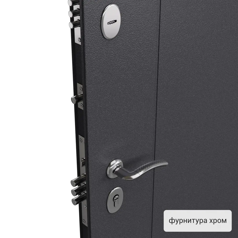 Дверь входная металлическая Страйд Пьемонт 860 мм левая цвет серый TOREX STLM-2049577 - Вид №2