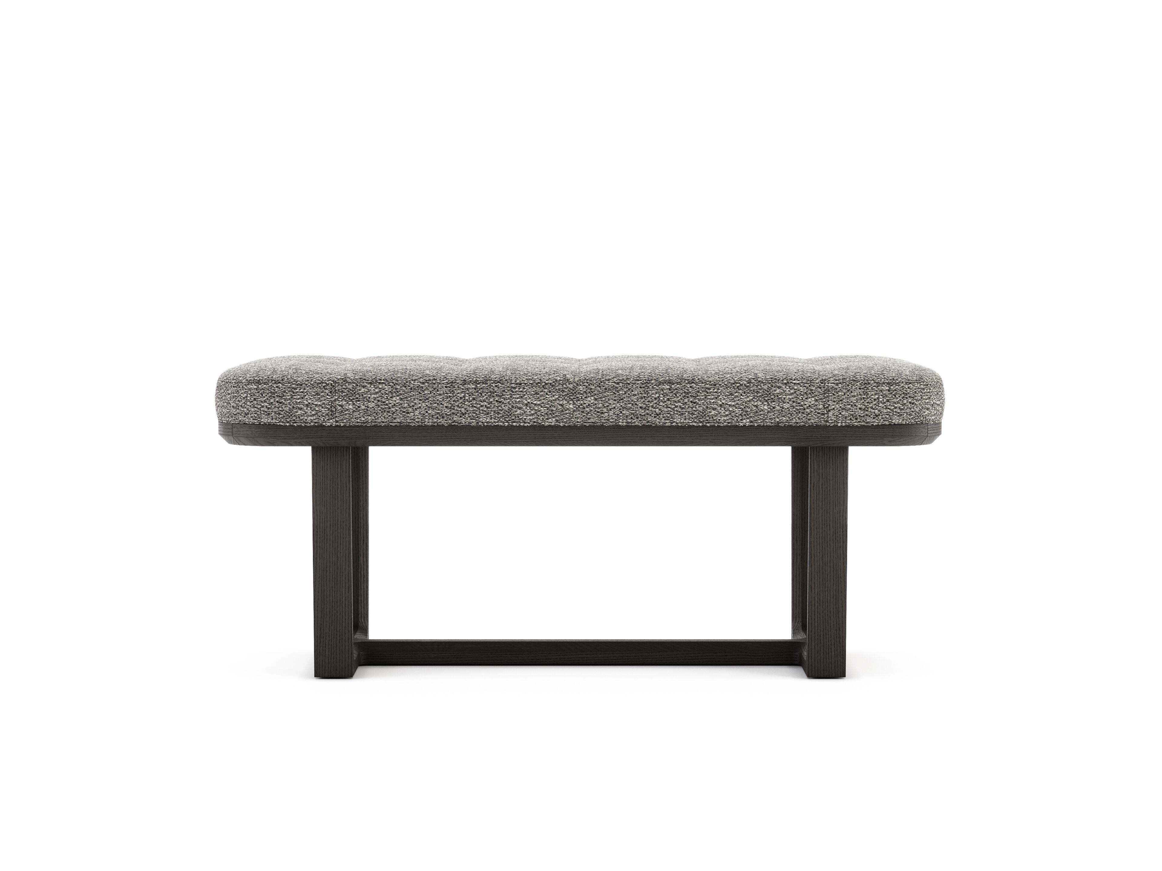 Скамейка из ткани или кожи с деревянной основой Domkapa VINCENT S ARCH-00109692 - Вид №1