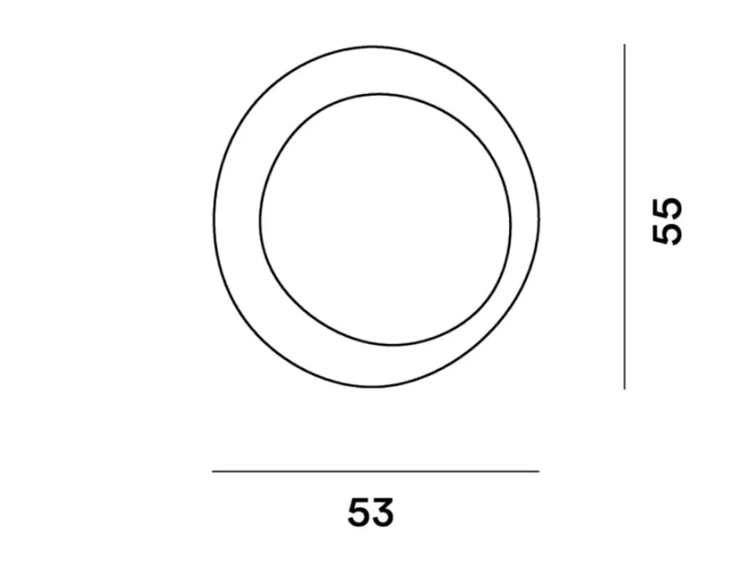 Поликарбонат светодиодный потолочный светильник Foscarini ARCH-00095806 - Вид №2
