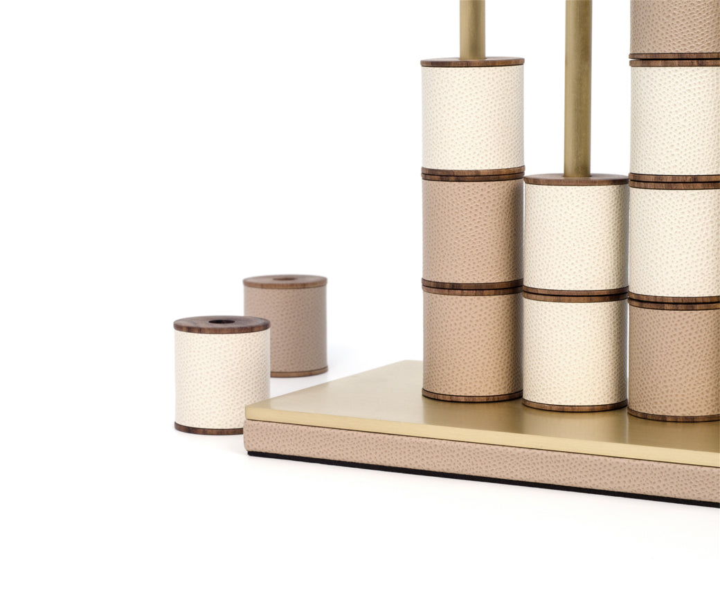 Connect Four - 39x13xH29 см / зернистая кожа_серо-коричневый Pinetti 00.1011.029.048 - Вид №3