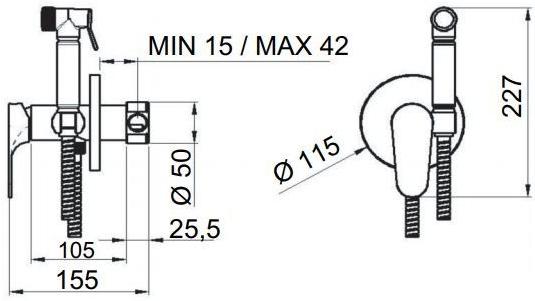 Remer Rubinetterie Гидравлическая щетка со смесителем Class line eco Le 65 lt8 - Вид №1
