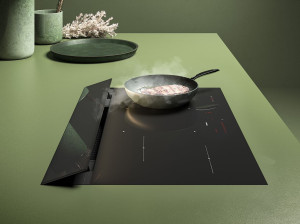 Керамическая индукционная плита со встроенной вытяжкой