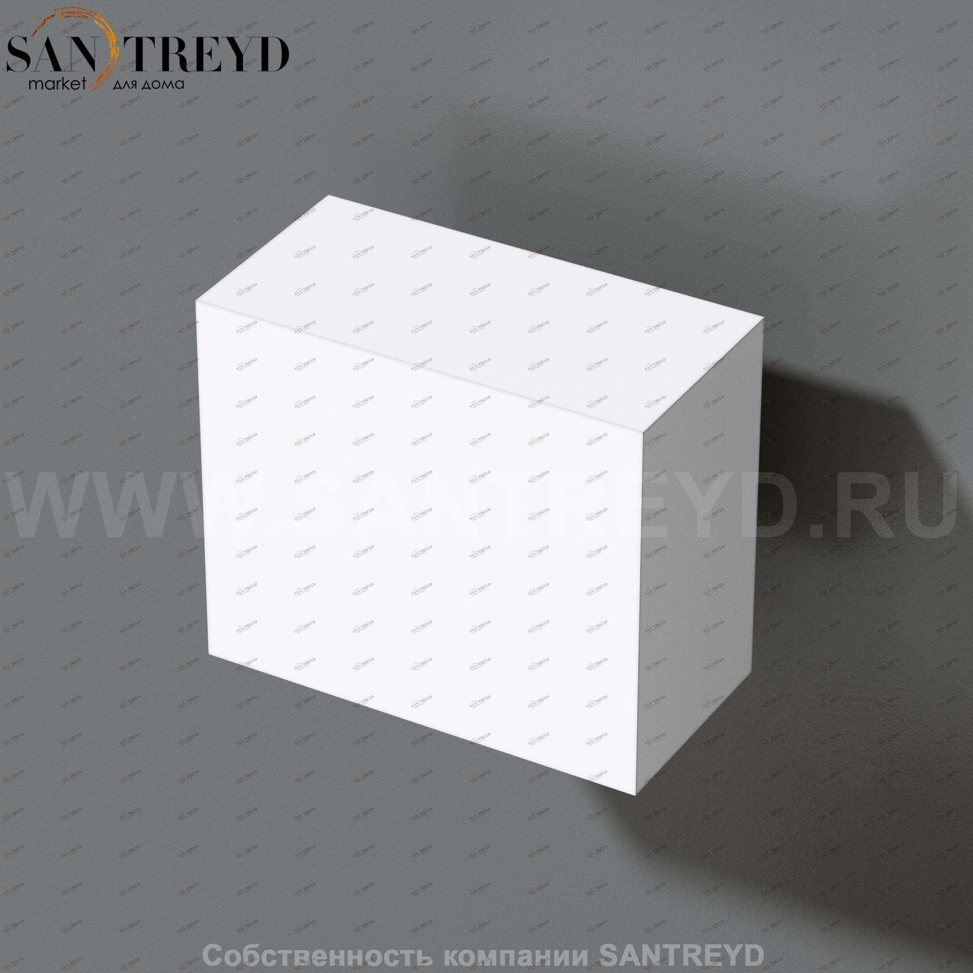 Effegibi ACCESSORI Модульная скамейка для облицовки, секция правая боковая заглушка белая SV31000009