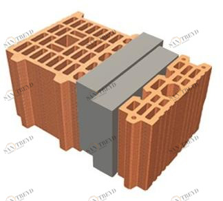 T2D Предварительно собранный антисейсмический несущий блок Tris® portante - masserano (bi) M675