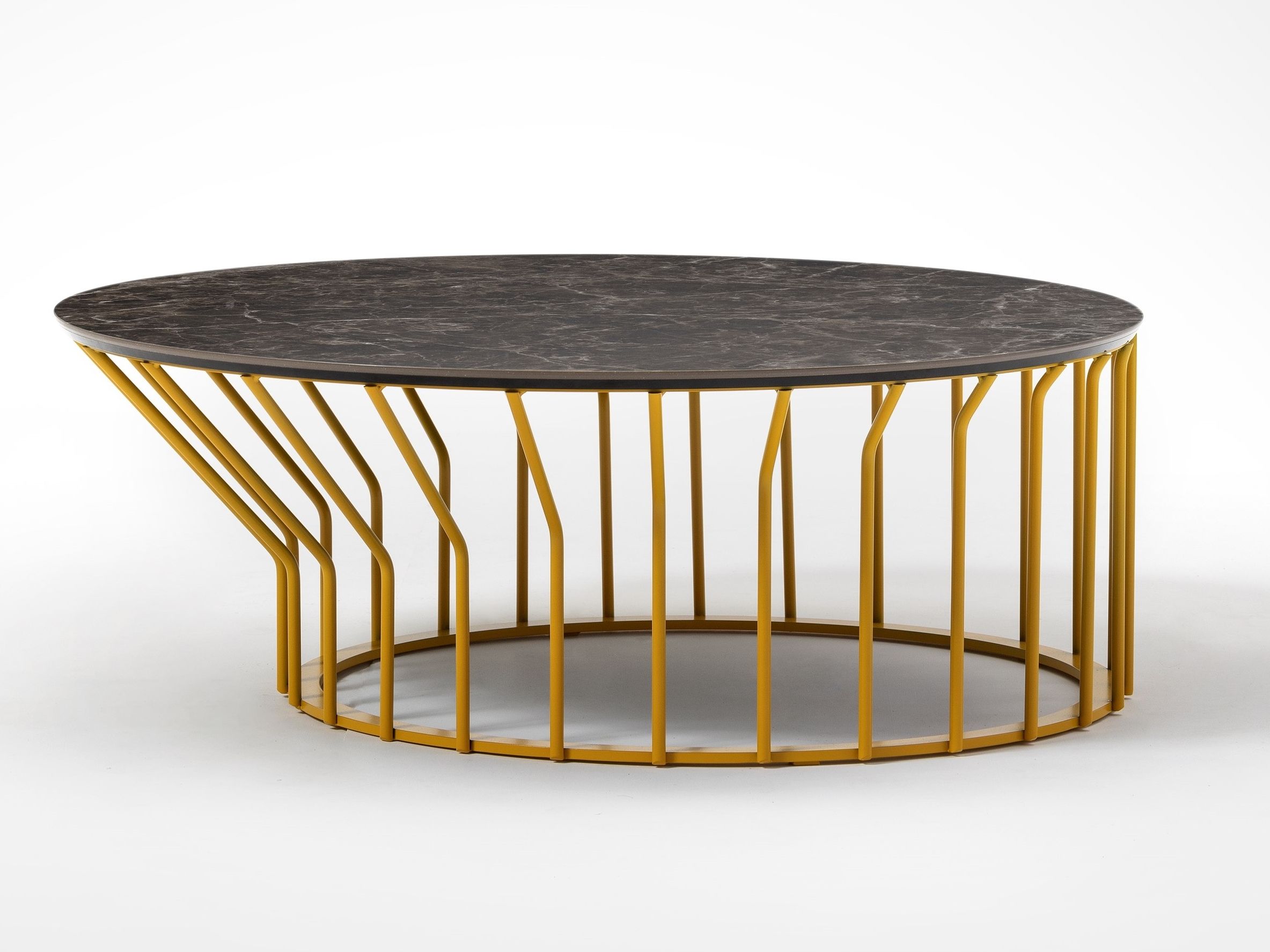 Журнальный столик из металла с низким круглым столом TrabA' JUMP ARCH-00072401 - Вид №1