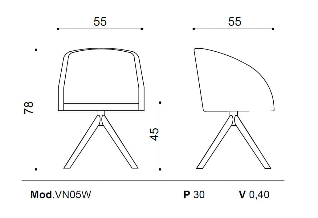 Тканевый стул для зала ожидания Ares Line двадцать один ARCH-00089591 - Вид №1