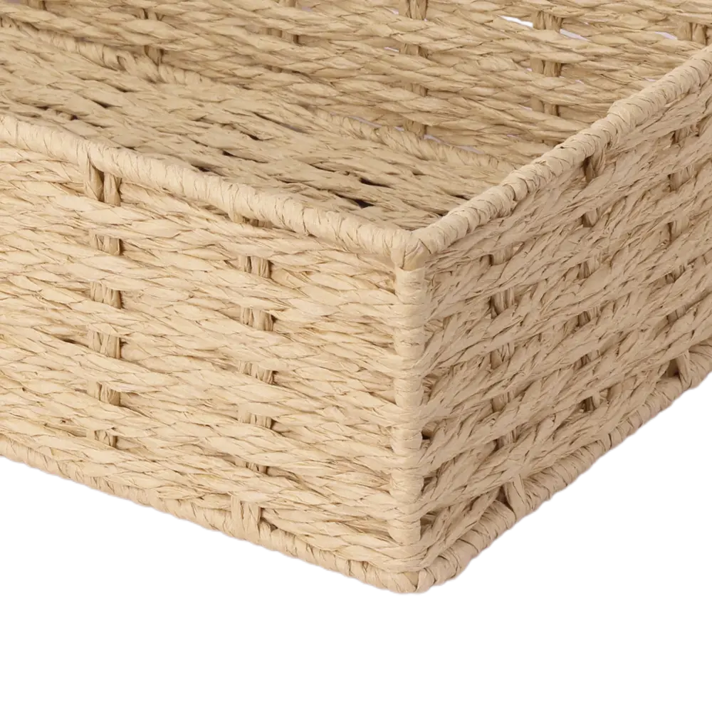 Корзина Konsensa 18x8x30 см бумага цвет бежевый STLM-2061484 - Вид №1