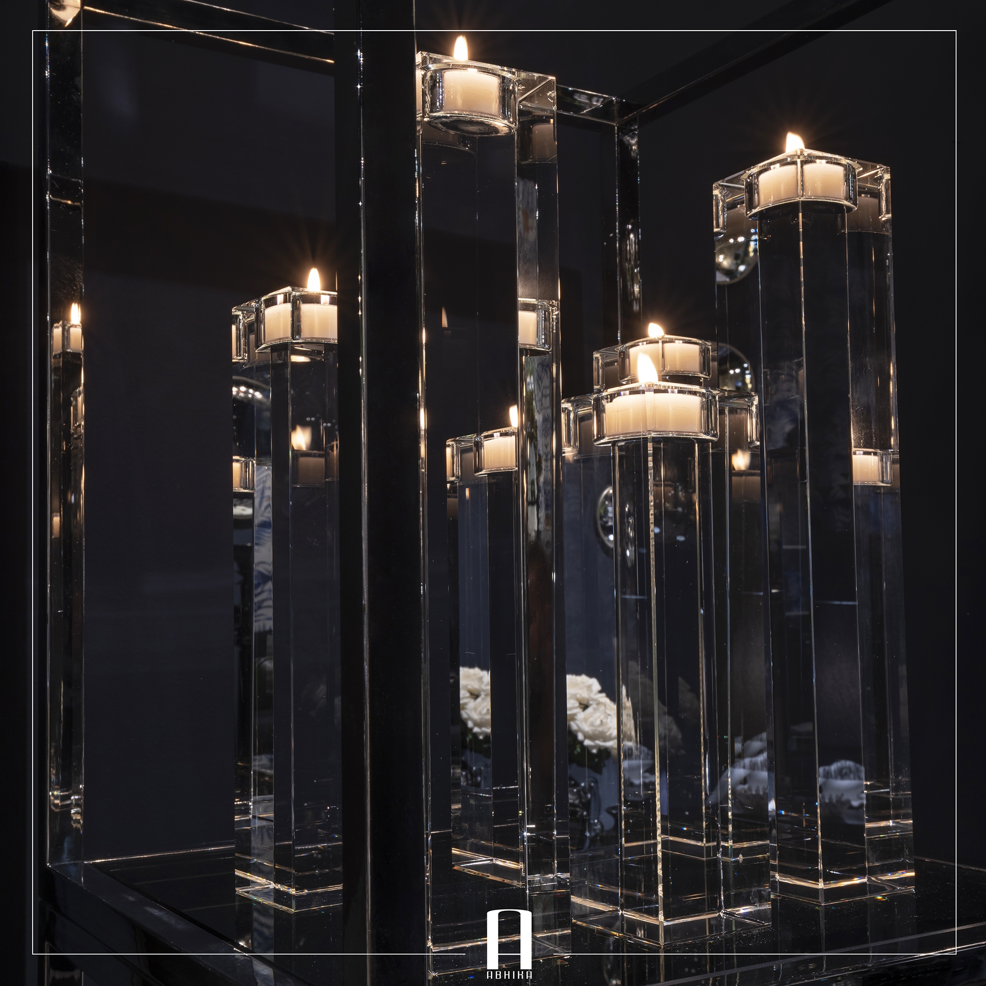 300031 ABHIKA ПОДСВЕЧНИК СЭР NATURAL  - Вид №2