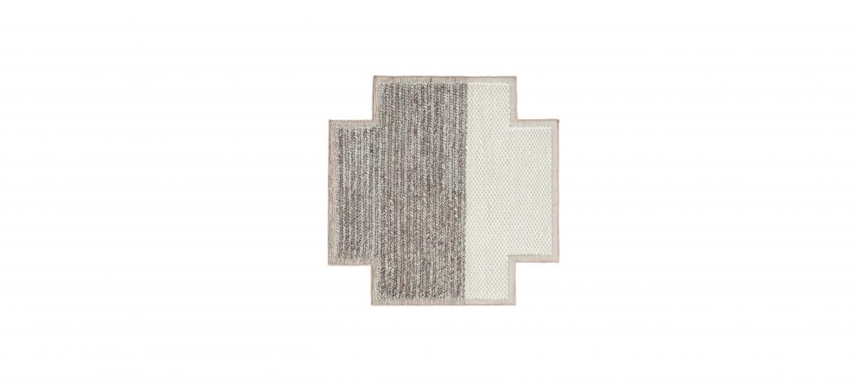 002537 Ковер Plait Ivory 160х160 GAN Mangas Space 