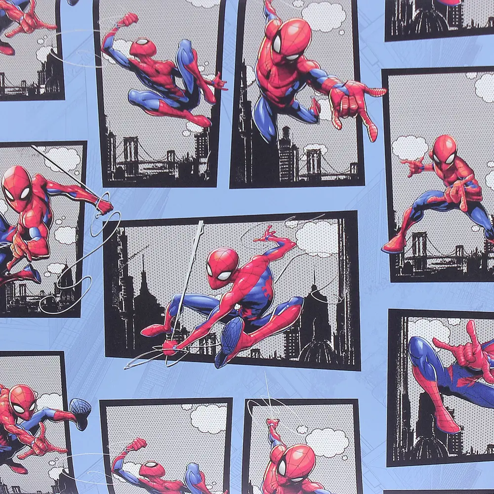 Обои, 1,06х10 м, флизелиновые, голубые, рисунок «Человек-паук» Erismann Disney STLM-2138052 - Вид №1