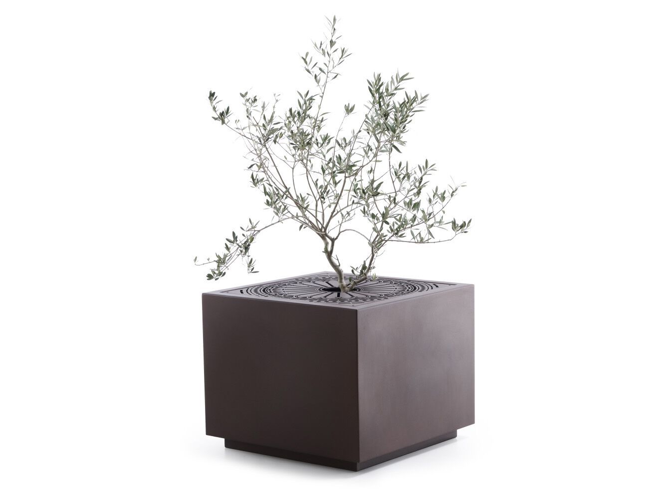 Окрашенный металлический квадратный плантатор Fi.Ma ROMANICA ARCH-00071861