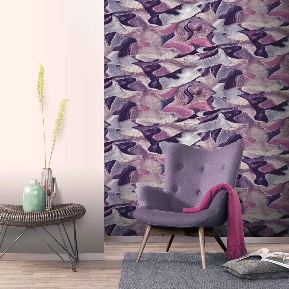 Обои флизелиновые Erismann Peru бежево-розовые 1.06 м ЭР60409-08 STLM-2134809 - Вид №3