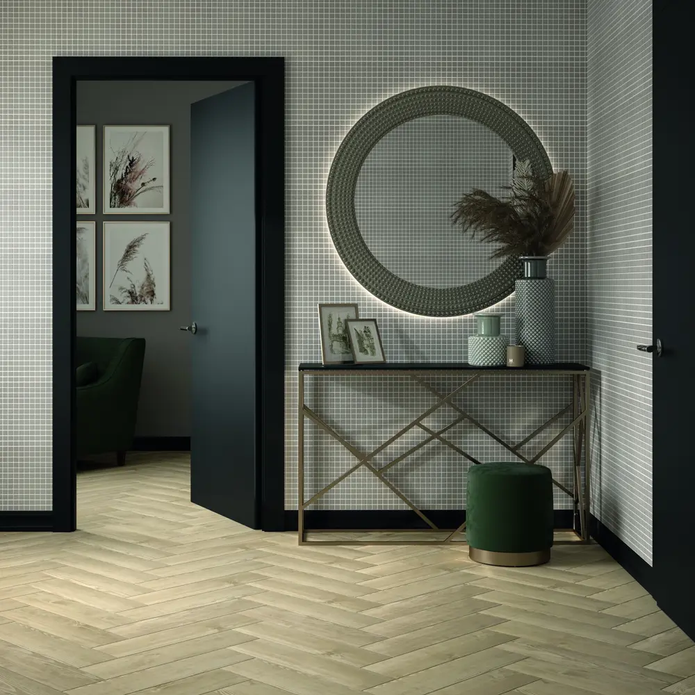 Керамогранит «Модена» 15x60 см 1.44 м² цвет бежевый Kerama Marazzi STLM-2137500 - Вид №3