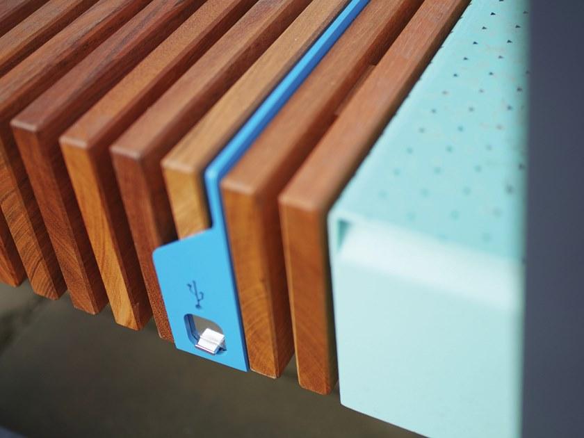 mmcité1 Скамейка из стали и дерева Woody sun-id-1447296 - Вид №13