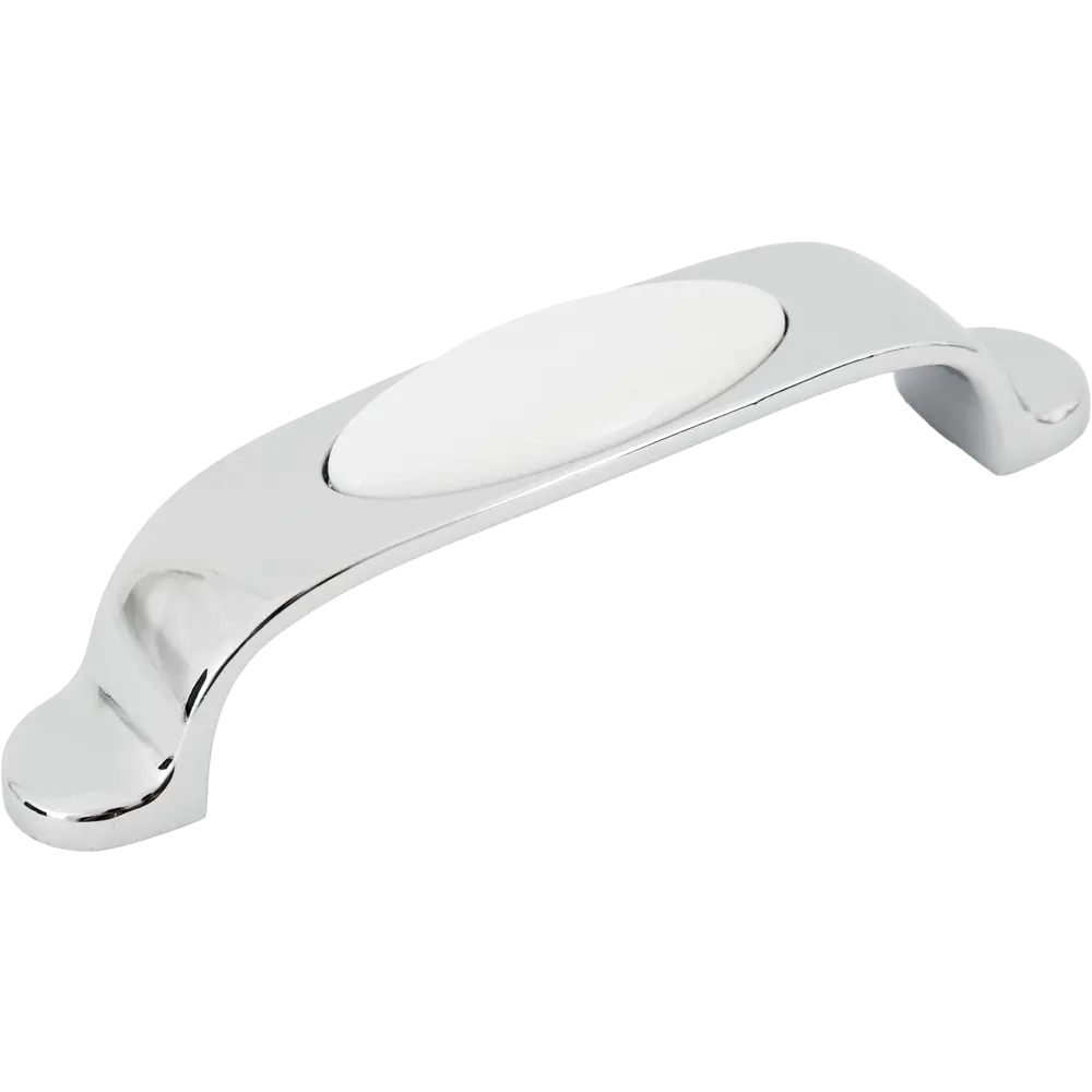 Мебельная ручка-скоба с фарфором SF16-11 96 мм хром 82482851 STLM-2145955 KERRON 