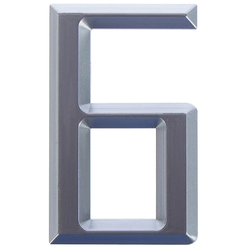 Самоклеящаяся буква «Б» LARVIJ в стиле хром для интерьера 18284671 STLM-0010203