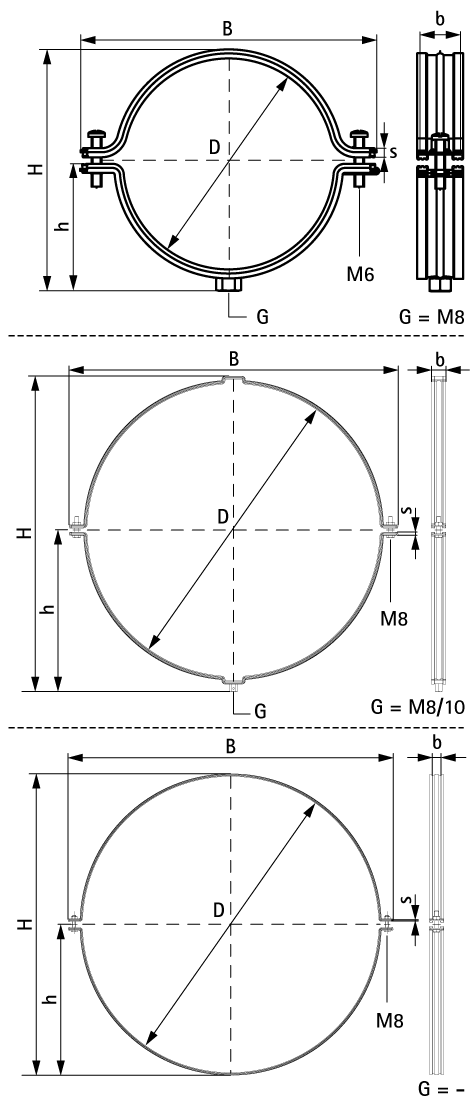 4115900 BIS Aero® Вентиляционные хомуты для вентиляционных труб walraven  - Вид №1