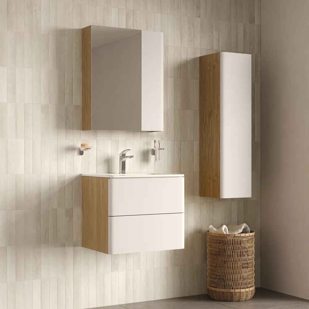 Корпус зеркального шкафа Iddis Lahta LAH60V0i99 72x60x15 см цвет дуб светлый STLM-2198671 - Вид №2