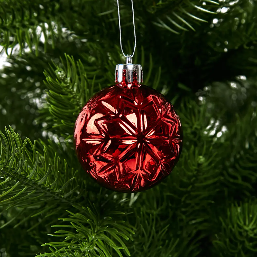 87036338 Набор новогодних шаров Christmas ø5-6 см полистирол цвет красный 25 шт. STLM-0949418 Santreyd  - Вид №3