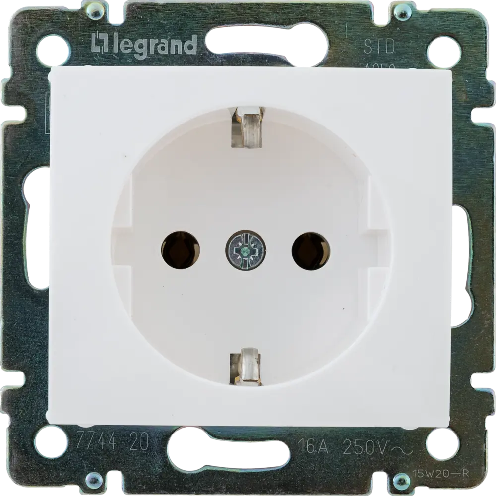 Наб. 6 роз. 2К+З белый VAL legrand Valena STLM-2027223