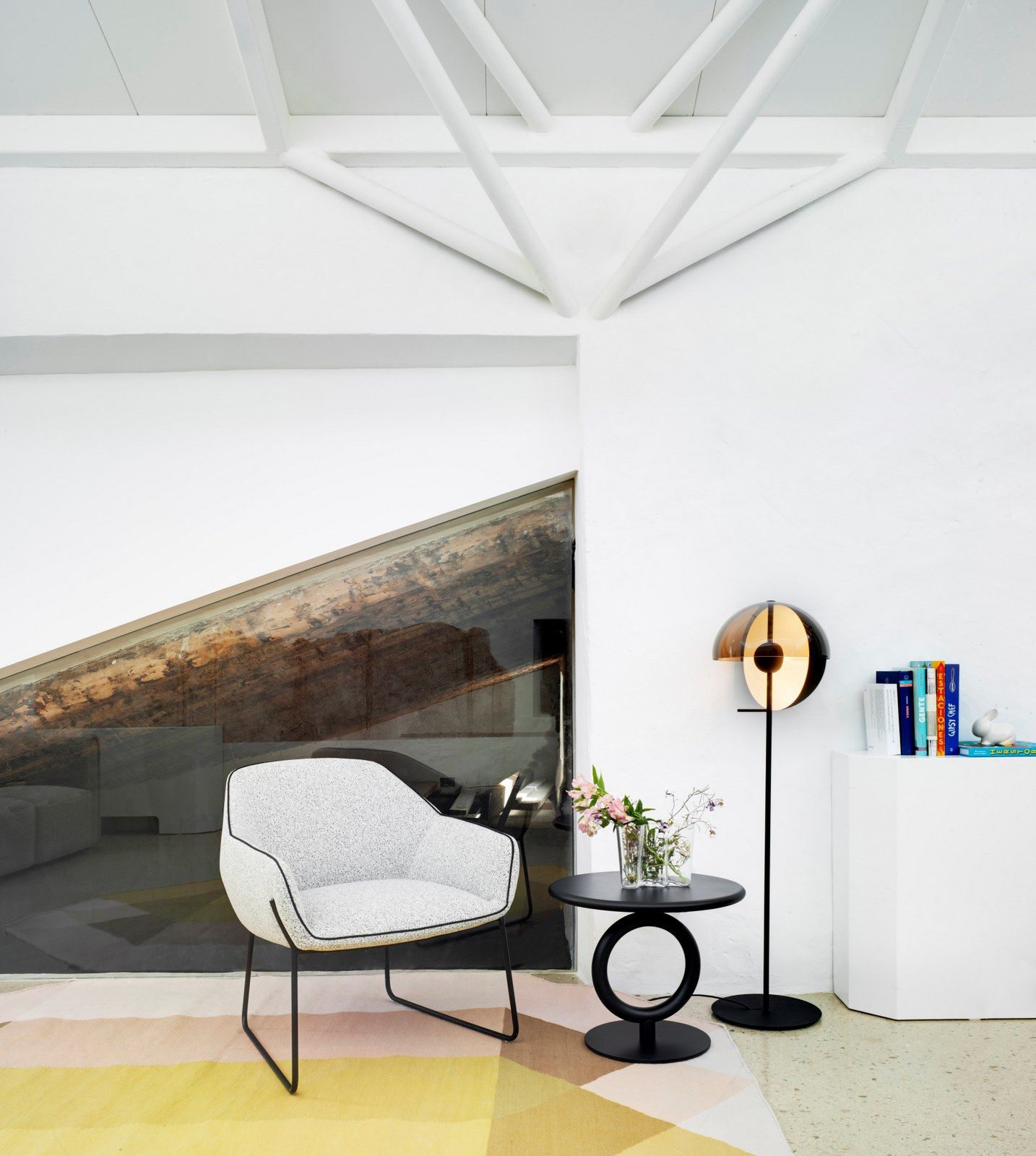 Журнальный столик из стали и МДФ SANCAL ARCH-00115676 - Вид №7