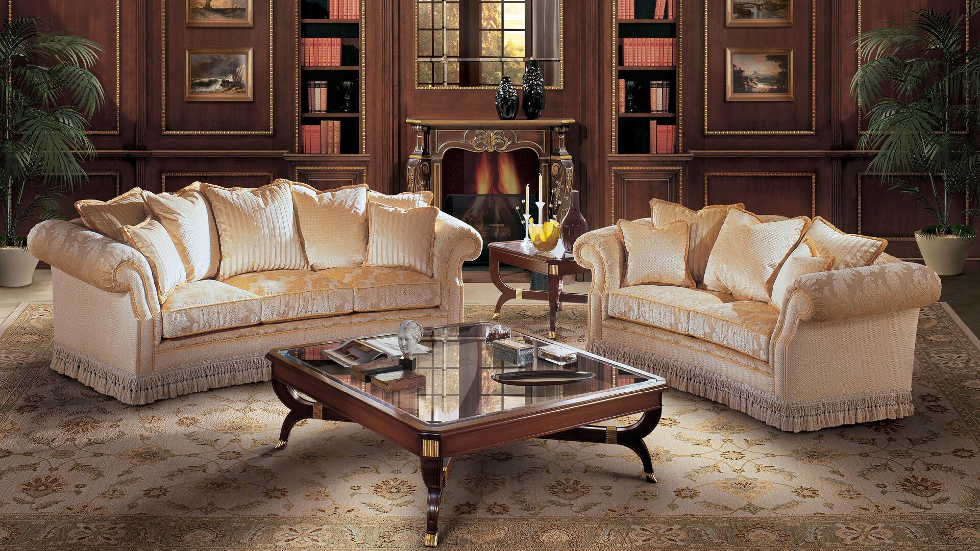 Ткань диван ANGELO CAPPELLINI Эксклюзивная итальянская мебель ARCH-00140484 - Вид №1