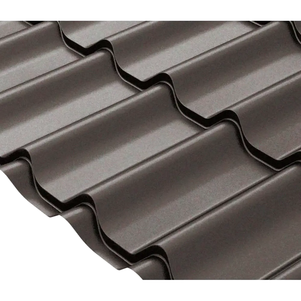 Металлочерепица 0.45 мм 1180x450 мм RR 32 коричневый Santreyd STLM-2049553