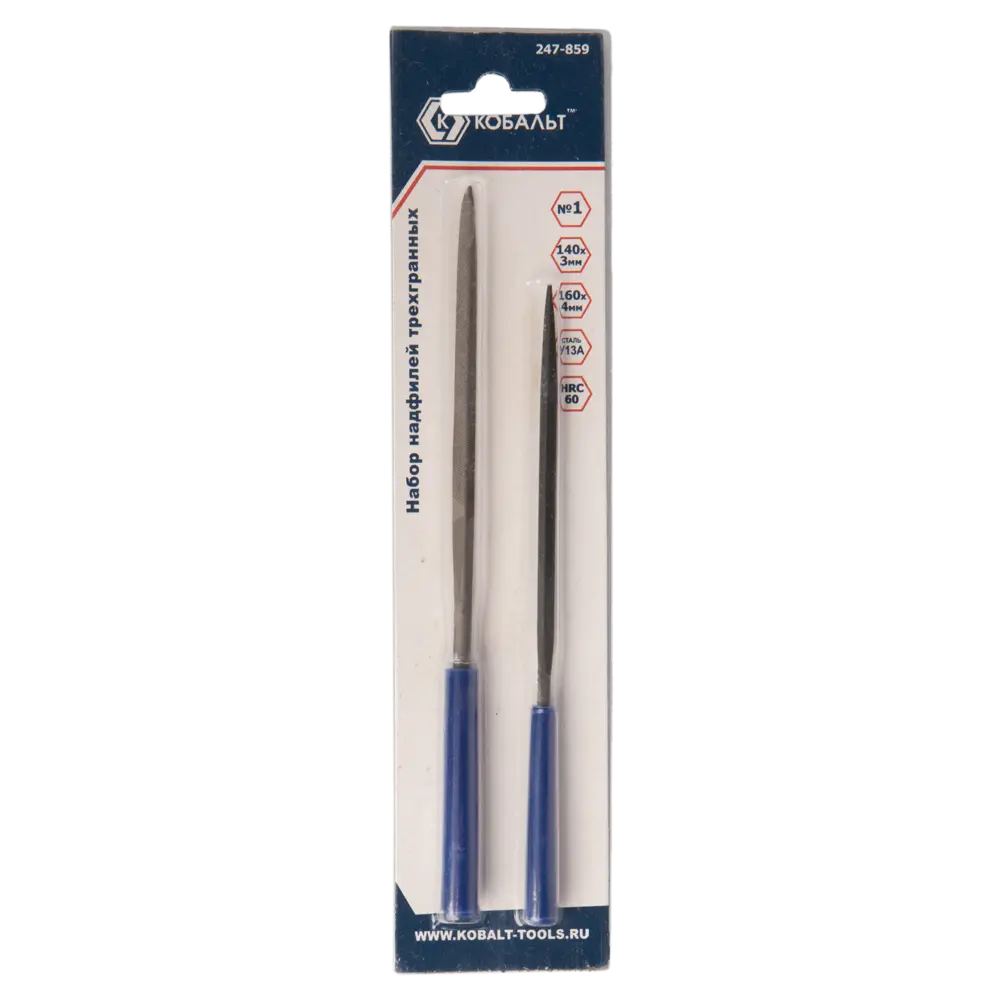 Набор надфилей трехгранных КОБАЛЬТ для точных слесарных работ 89374049 STLM-1378428 - Вид №2