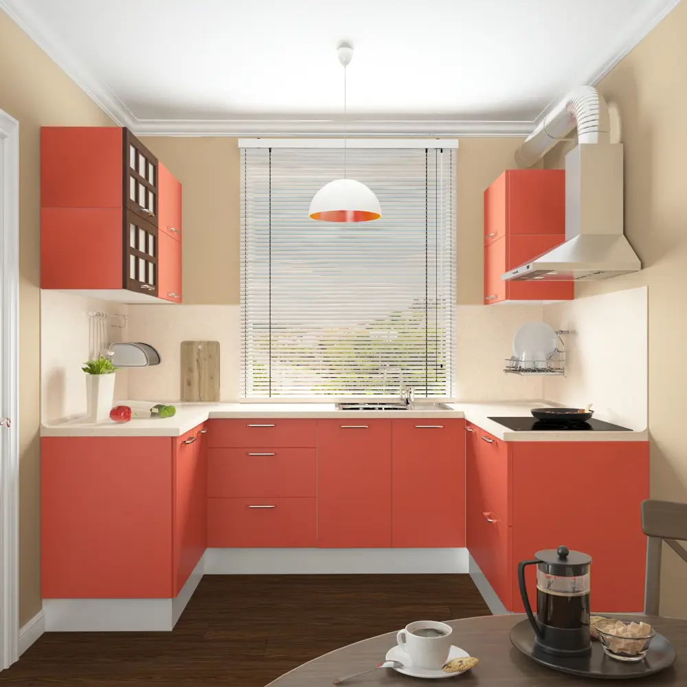 Дверь для шкафа Delinia «Папайя» 30x70 см, пластик, цвет красный STLM-2070916 - Вид №2