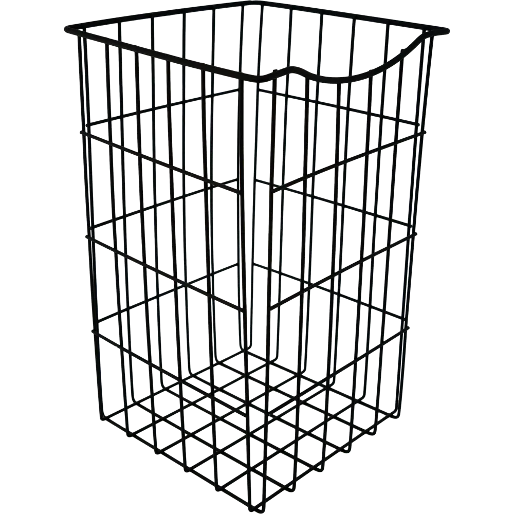 Корзина для белья 25x25x40 см цвет чёрный Santreyd Ferro STLM-2081698