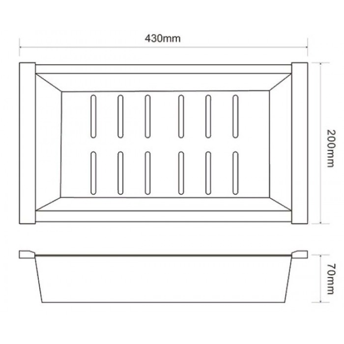Zorg С 12-44 Поддон Мойка кухонная Zorg для рекомендованной мойки серии R  - Вид №2