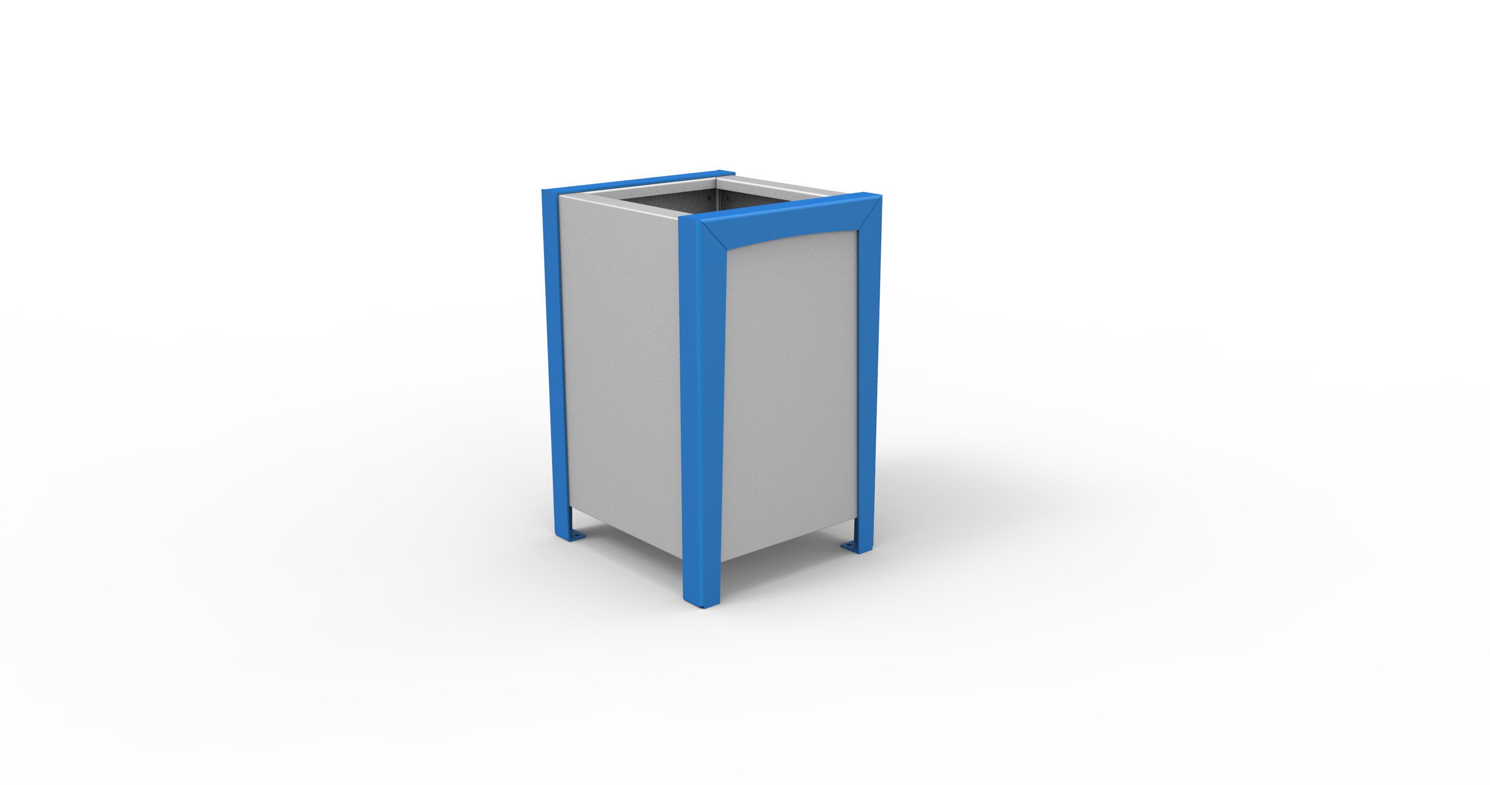 Квадратная стальная плантатор Studio Città EXPÒ ARCH-00024035 - Вид №1