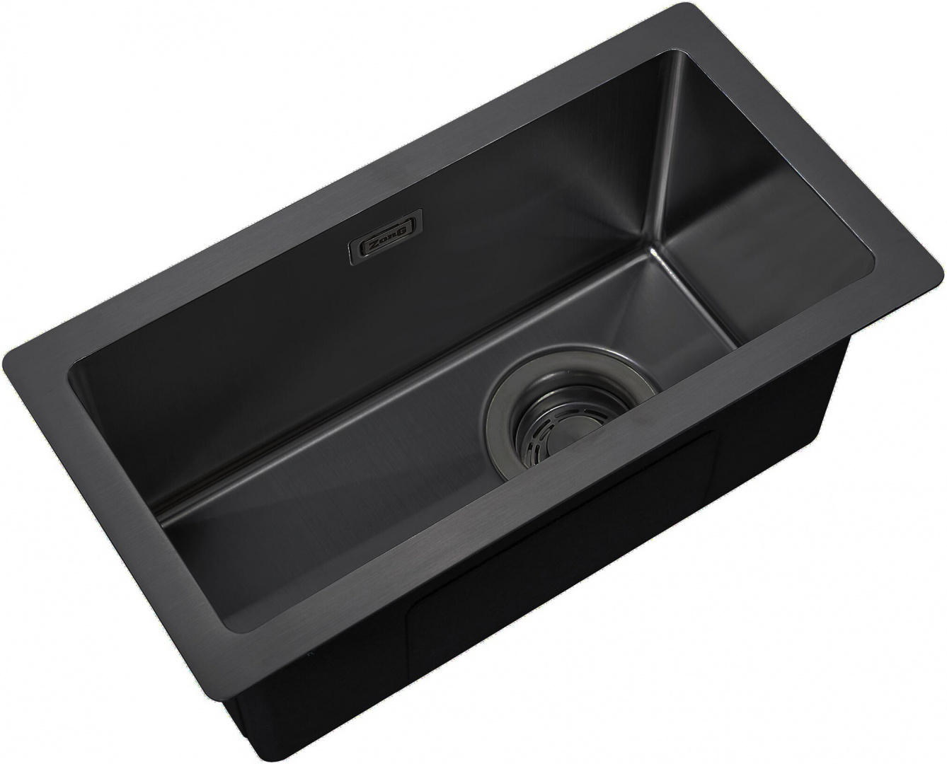 Мойка кухонная ZorG Light ZL R 230440 GRAFIT из нержавеющей стали, графит