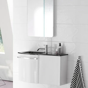 Композиция №1 Sinea Collection комплект мебели для ванной комнаты Burgbad