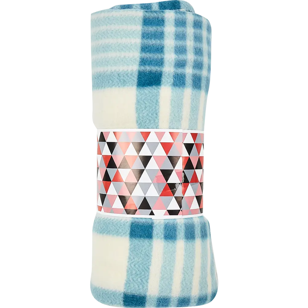 Плед Basic 130x170 см флис цвет бирюзовый Santreyd STLM-2211449